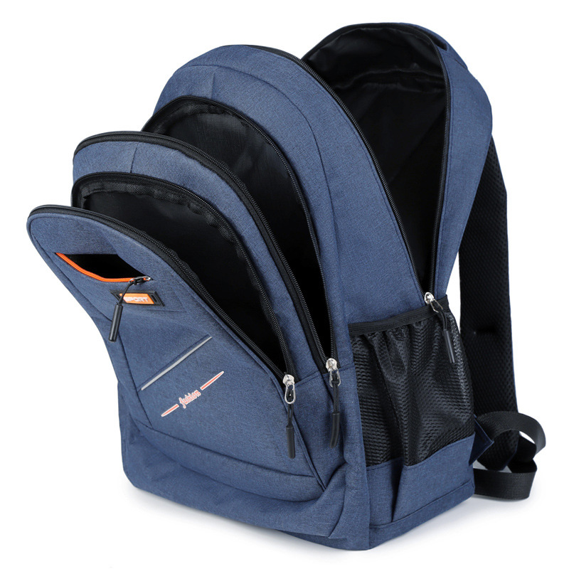 Mochila casual para hombre, bolso de computadora de viaje de negocios de gran capacidad de moda, mochila ligera multifuncional para viajes de negocios