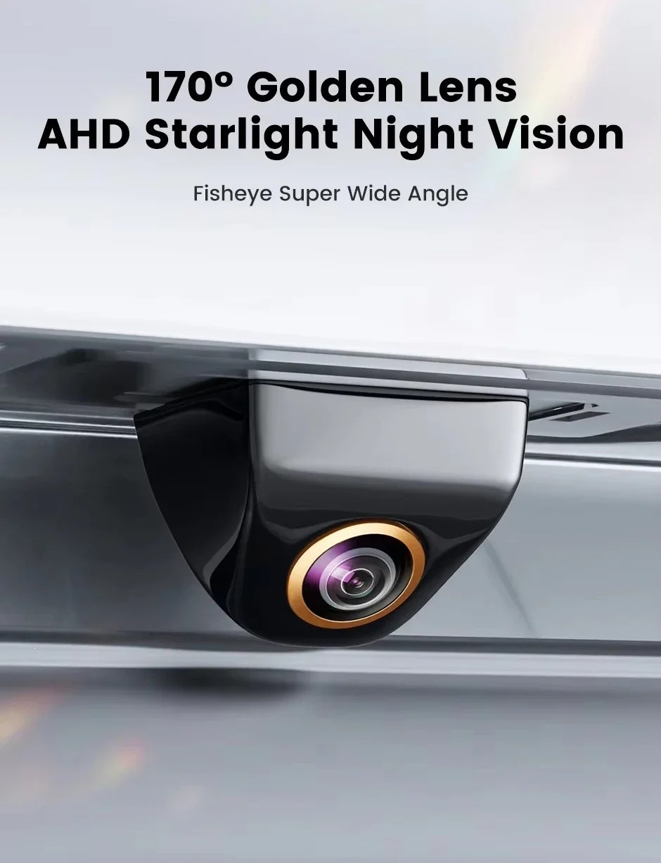 Car rearview camera 1080P HD 170° ° Wide-angle night vision waterproof fisheye AHD vehicle rearview camera