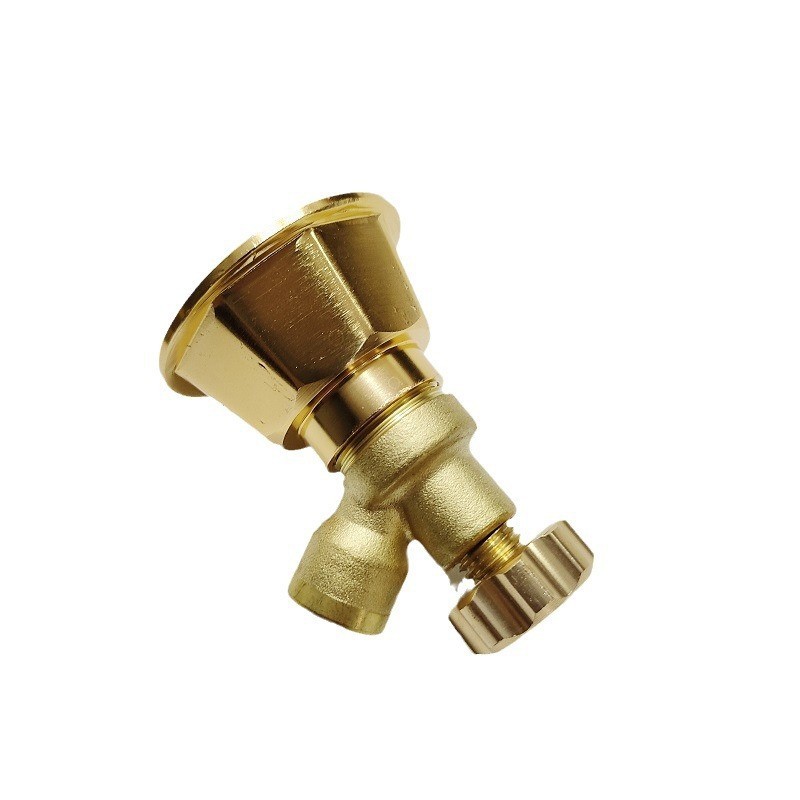 农用高压气涡流喷药防风打药调节铜喷头打药可调机动雾化黑旋风