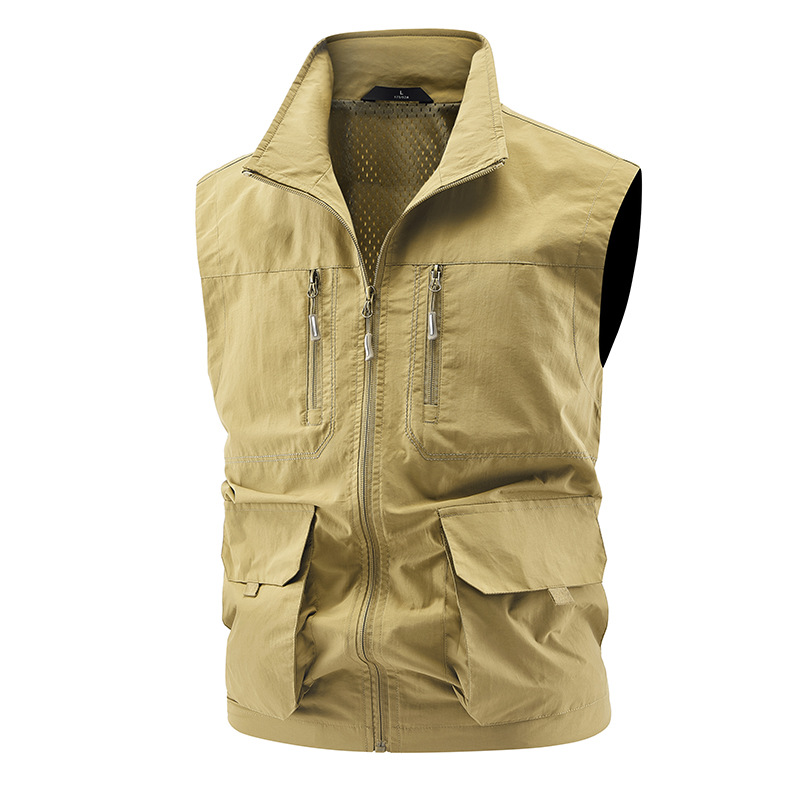 Men's demi-season travel casual thin vest