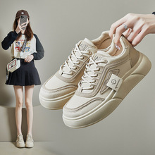 2025春季小白鞋新款韩版ins女学生厚底增高运动板鞋休闲街拍SH502