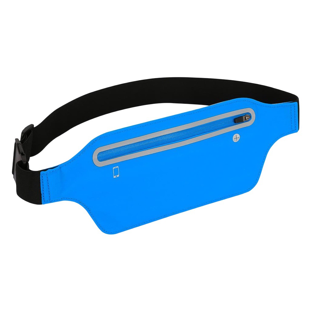 Sports Mobile Phone Waist Bag Men's and Women's Running Fitness Waist Bag Lightweight Mobile Phone Waterproof Bag Invisible Lycra Voltage Waist Bag