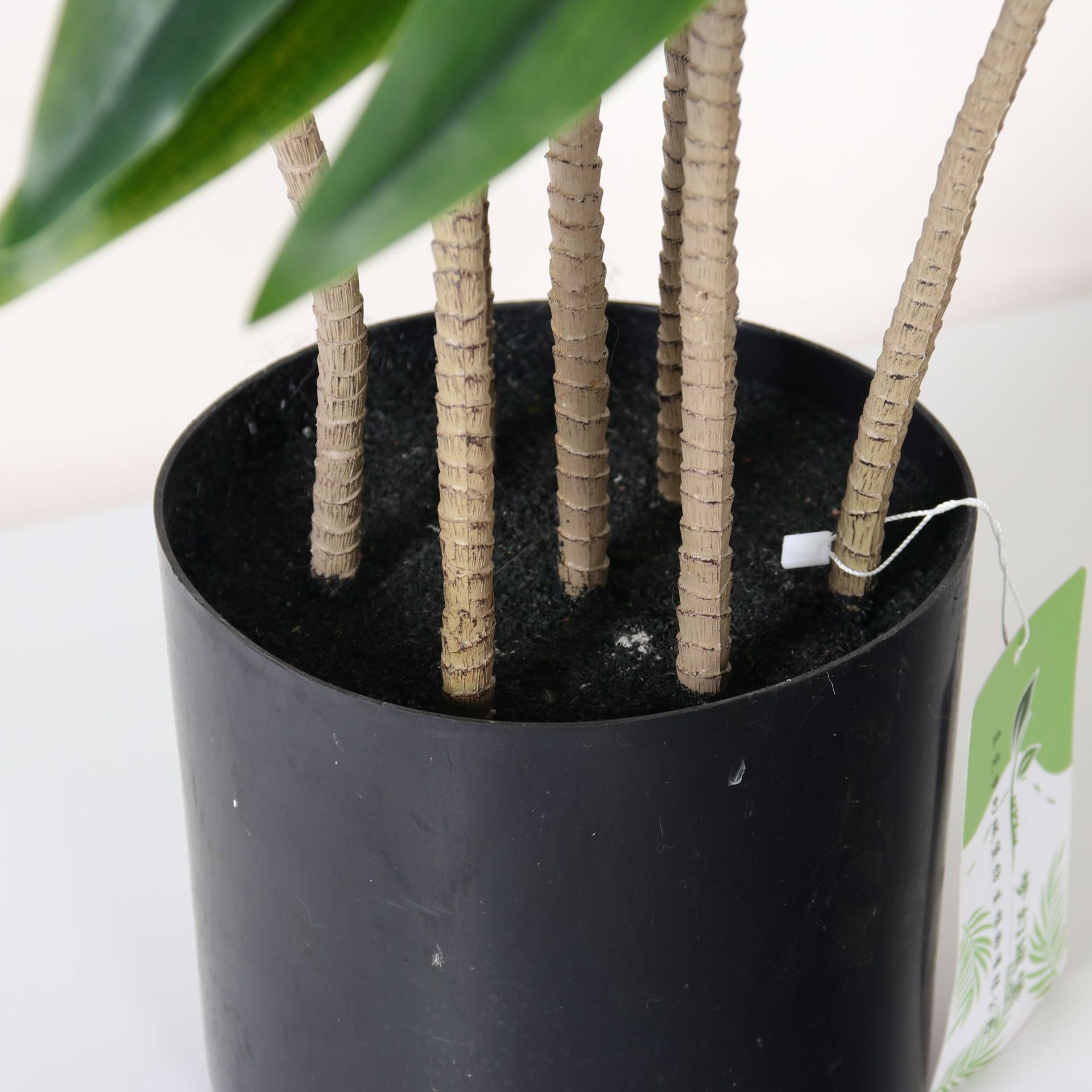 Simulación de plantas verdes Simulación de terciopelo verde Sala de estar piso en maceta Planta biónica Decoración de paisajismo