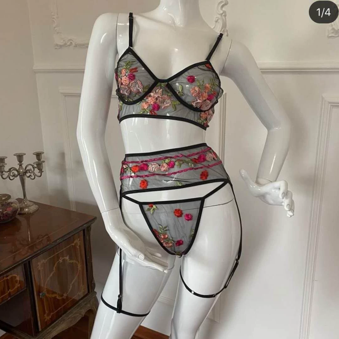 Европейская и американская внешняя торговля нижнее белье пижама кружева полые