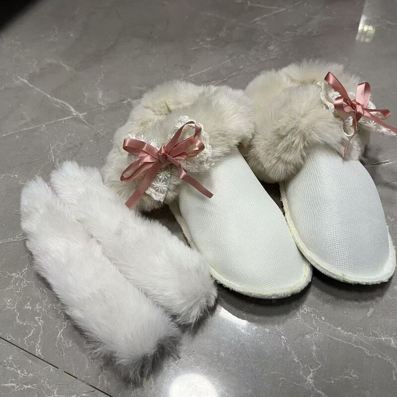 Winter Warm Plush Lining with Fleece Cover for Clogs, Thickened Cotton Cover, Removable and Washable Cotton Slippers Winter Warm Plush Lining with Fleece Cover for Clogs, Thickened Cotton Cover, Removable and Washable Cotton Slippers