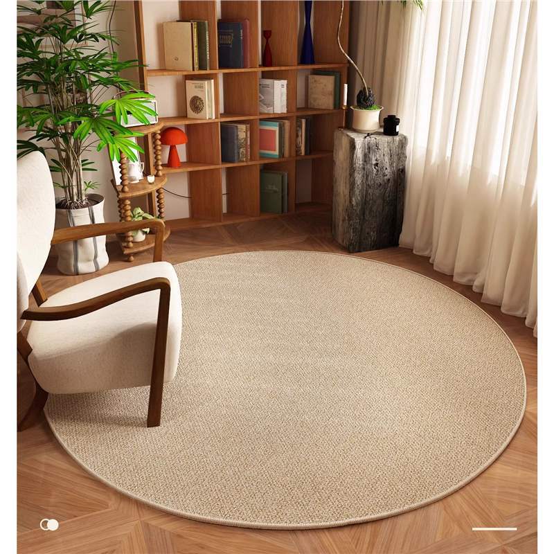 Alta sensación de alfombra redonda silla de computadora silla giratoria sala de estar silla mecedora dormitorio sofá alfombra japonesa