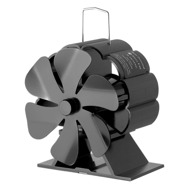 Вентилятор камина Термодинамический вращая высокотемпературный устойчивый вентилятор 6 лист Вентилятор камина Эко Деревянный вентилятор камина Легковес