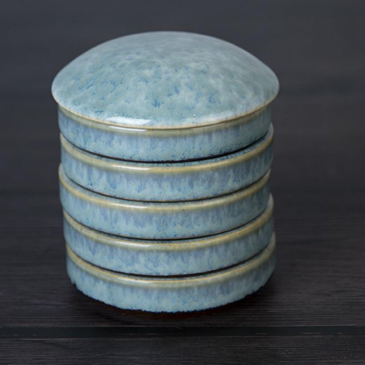 Paleta de cinco capas paleta de acuarela de cerámica paleta de pintura china paleta de pintura para colorear bandeja de tinta envase de pintura al por mayor