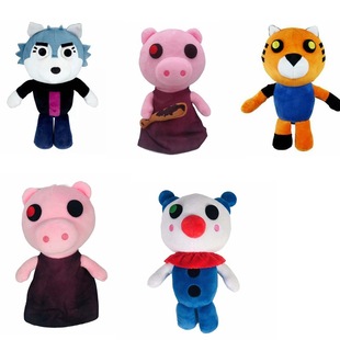 Roblox Piggy Plush  ��ɫ�i���ϻ�С��ë�q������l