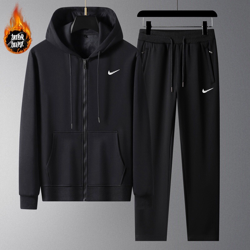 Sports Suits for Men and Women, New Trendy Men's Clothing in Winter, Loose Casual Couple Clothes, Cardigan Sportswear Suits for Men