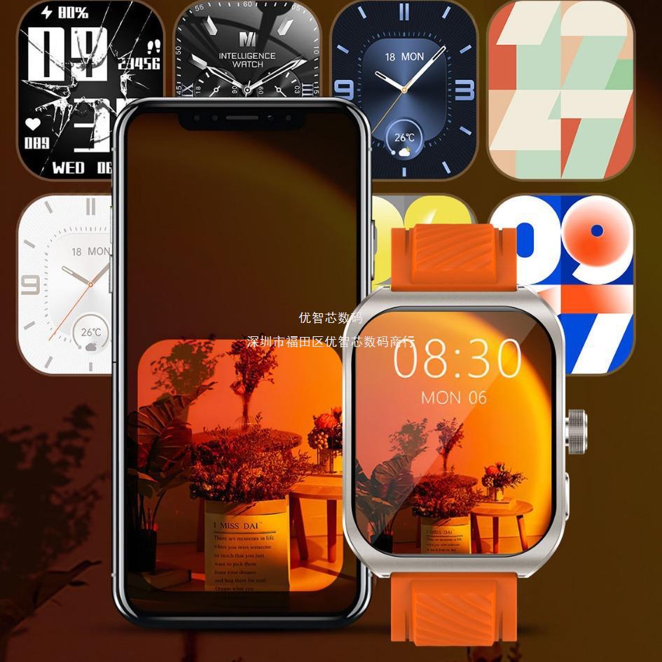 Z88PRO inteligente Bluetooth llamada reloj gesto control Respuesta teléfono apagar el reloj despertador con un solo clic Bluetooth enlace NFC