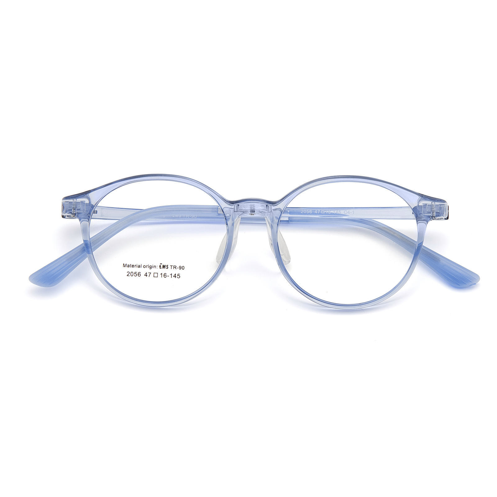 Los nuevos estudiantes pueden equiparse con marcos de gafas miopes ultra resistentes EMS 3mm de borde ancho para la piel antideslizante Danyang al por mayor