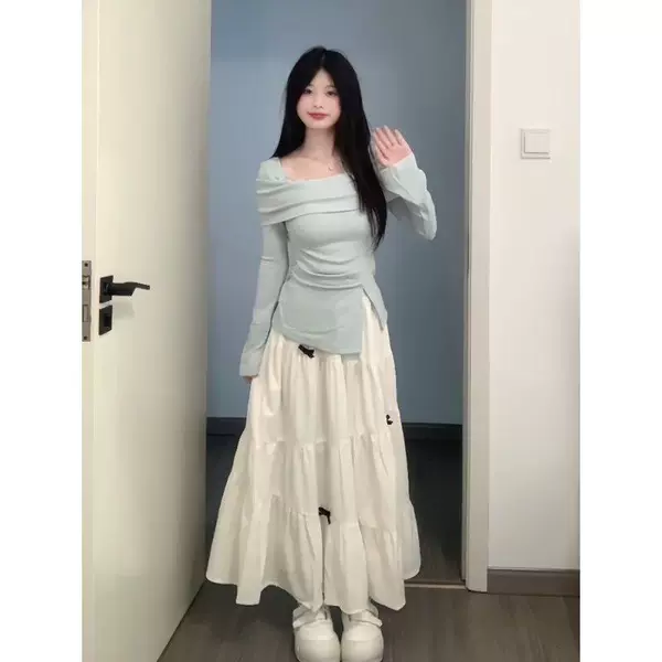White skirt