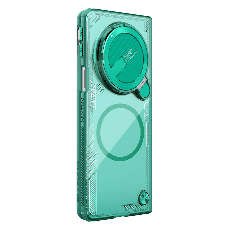 NILLKIN es adecuado para la funda del teléfono plegable OPPO FIND N5, funda protectora transparente con soporte para la lente plegable.