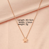 Fashionable pendant stainless steel, necklace, European style, simple and elegant design