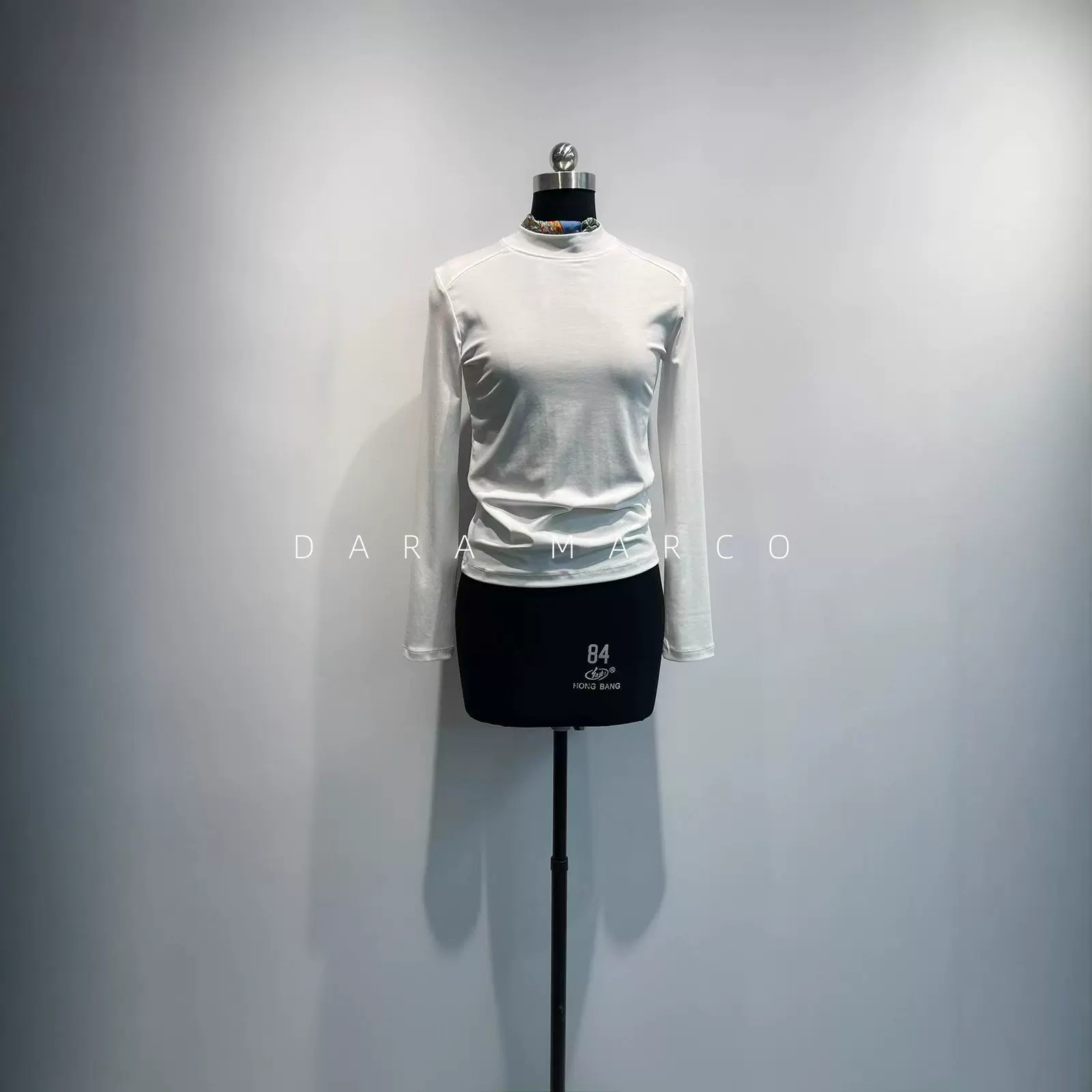 C*S高智风半高领打底长袖T恤~莱赛尔基础款丝柔打底内搭女早秋