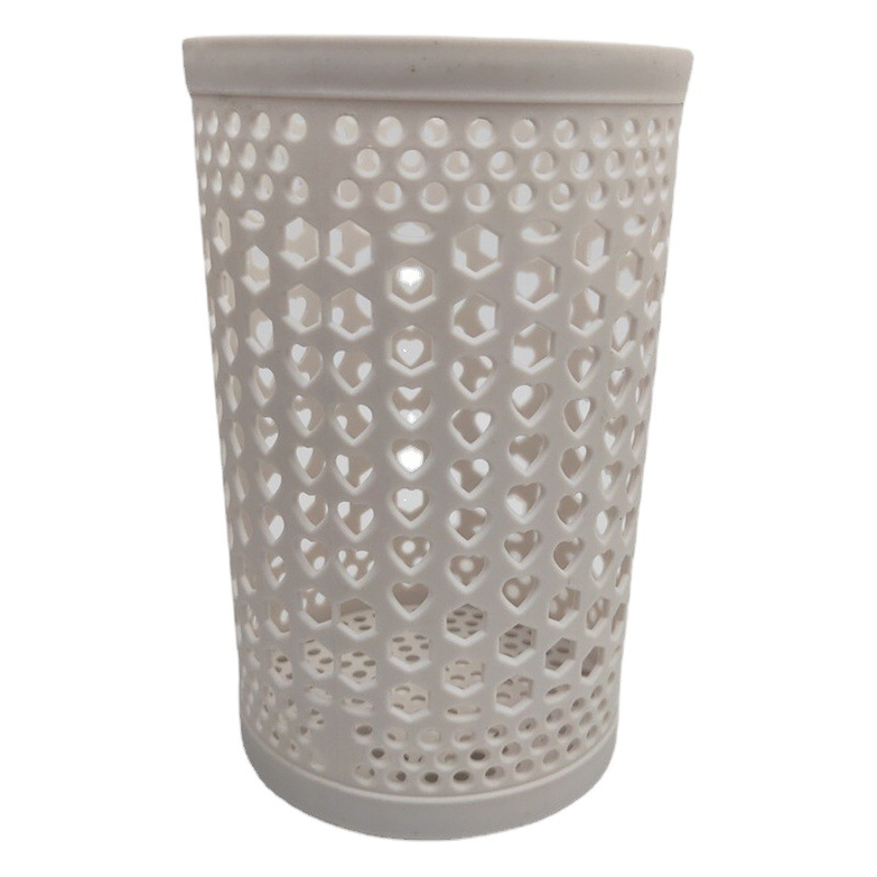 Portapalillos de plástico con perforaciones grande y redondo para restaurante y hotel, venta al por mayor.