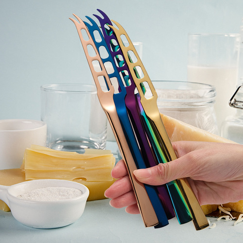 Source manufacturer creative stainless steel butter knife cheese knife cross-border western bread jam knife sharpened butter knife