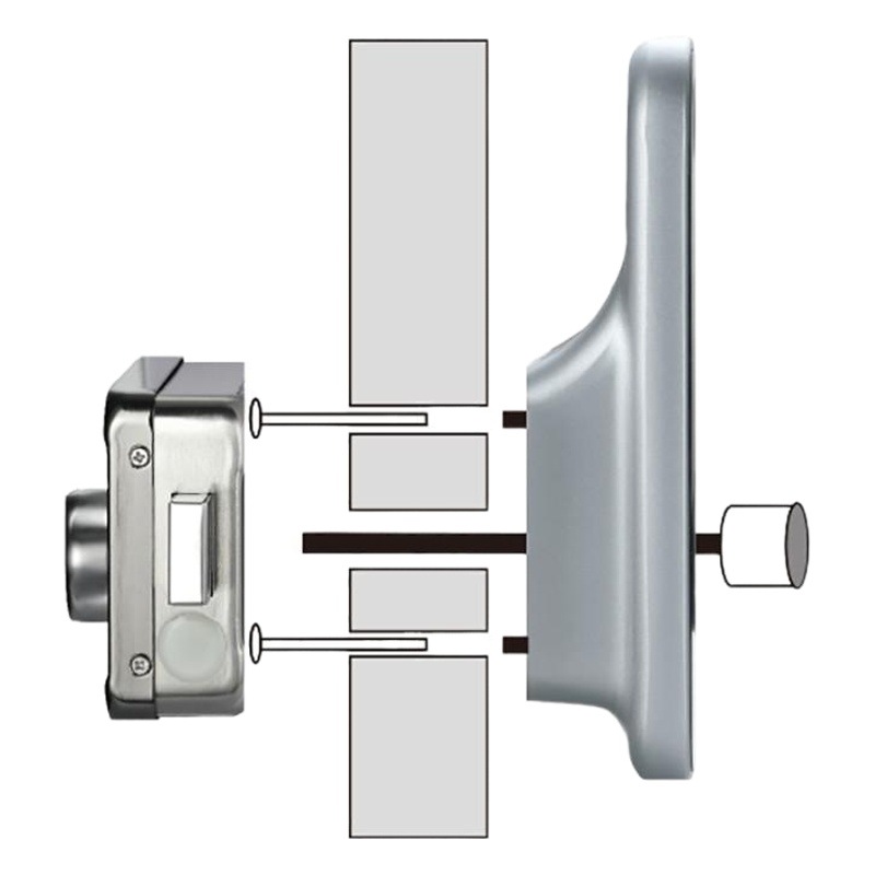 Puerta anticuada puerta antirrobo para el hogar huella digital contraseña tarjeta deslizar control remoto inducción de control electrónico cerradura inteligente Villa huella digital cerradura de la puerta