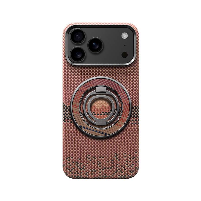 适用苹果17Air凯夫拉手机壳iphone17Promax芳纶纤维17磁吸保护套|undefined