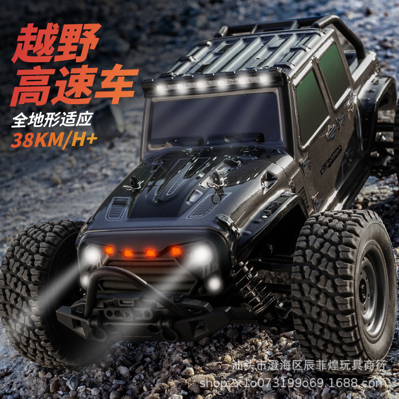 Cross-Border 1:16 Remote Control Car Full Scale Four-Wheel Drive Big-Foot Pickup Off-Road Vehicle High-Speed Remote Control Car Rc Toy Car