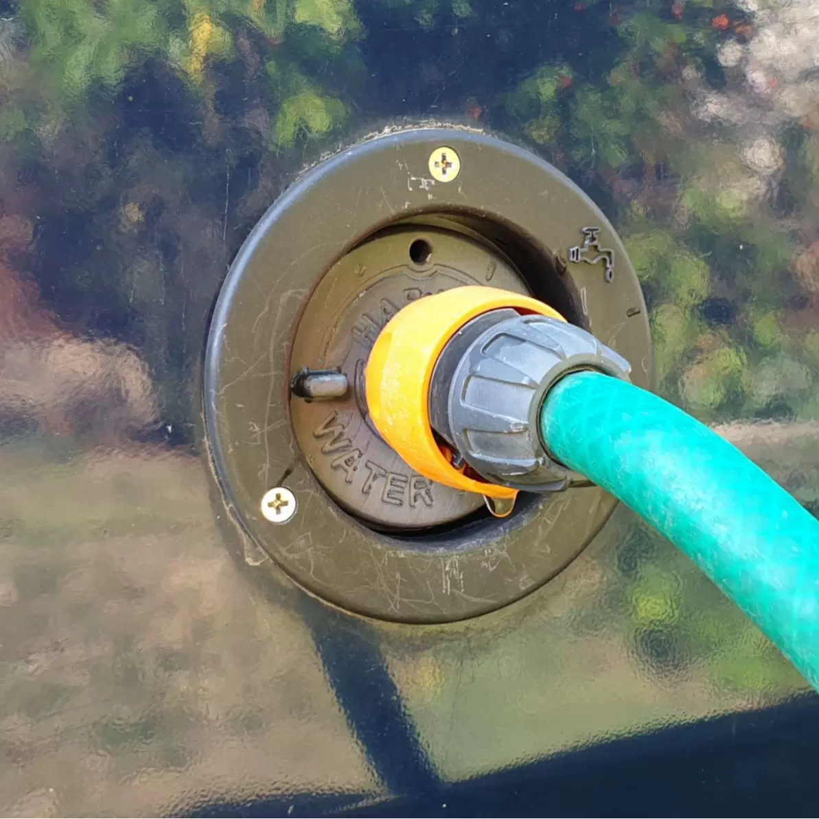 跨境爆款3D打印房车注水器带塑胶圈接头露营车房车配件环保可降解