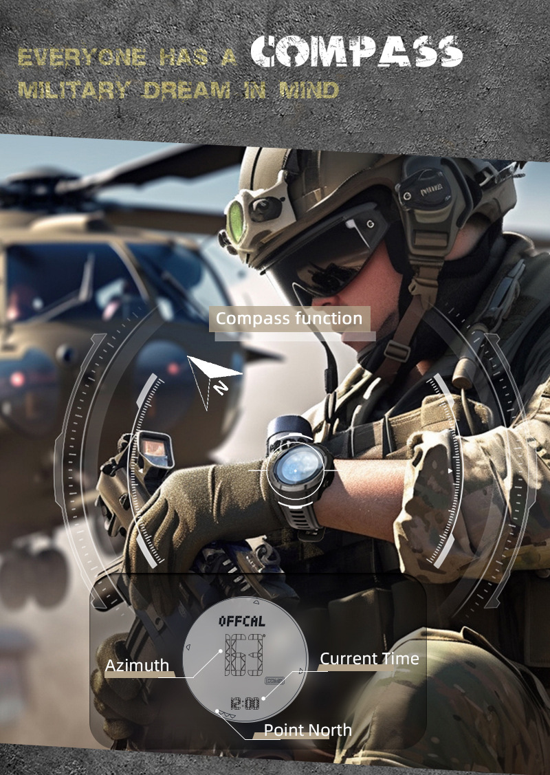 Vattentät smartwatch i kolfiber business och robust design_voghion.com