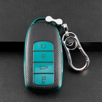 Tiggo 9 GX case 7plus | Car key bag - chery-h-model-emerald-green-single-set-metal-buckle