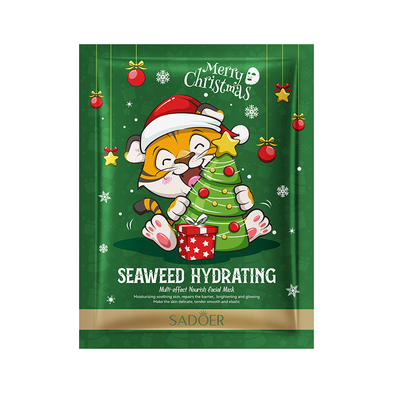 クロスボーダークリスマスマスク 25 グラムヒアルロン酸保湿保湿マスク外国貿易メーカー卸売|undefined