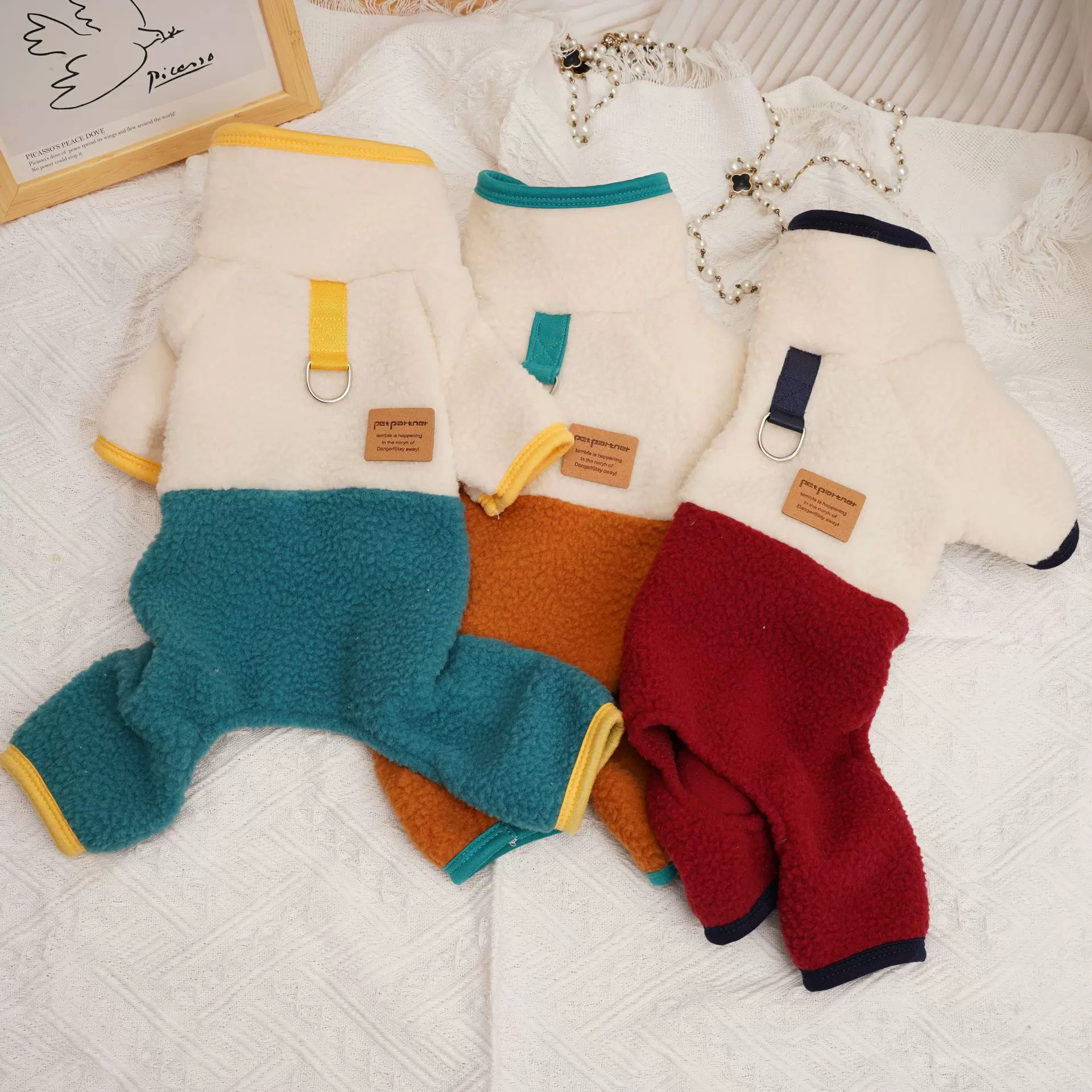 猫咪小狗狗衣服服装秋冬季韩版加厚四脚衣泰迪比熊小型犬热卖