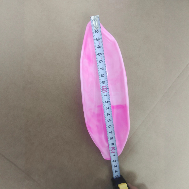 22cm粉色搪胶云彩球 儿童户外炫彩9寸PVC拍拍球充气玩具手抛球|undefined