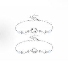 民升 小猫小狗手链甜美可爱简约灵动小众高级感闺蜜手链百搭手饰