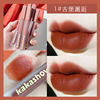 Lip gloss, matte lip balm, lipstick, translucent shading