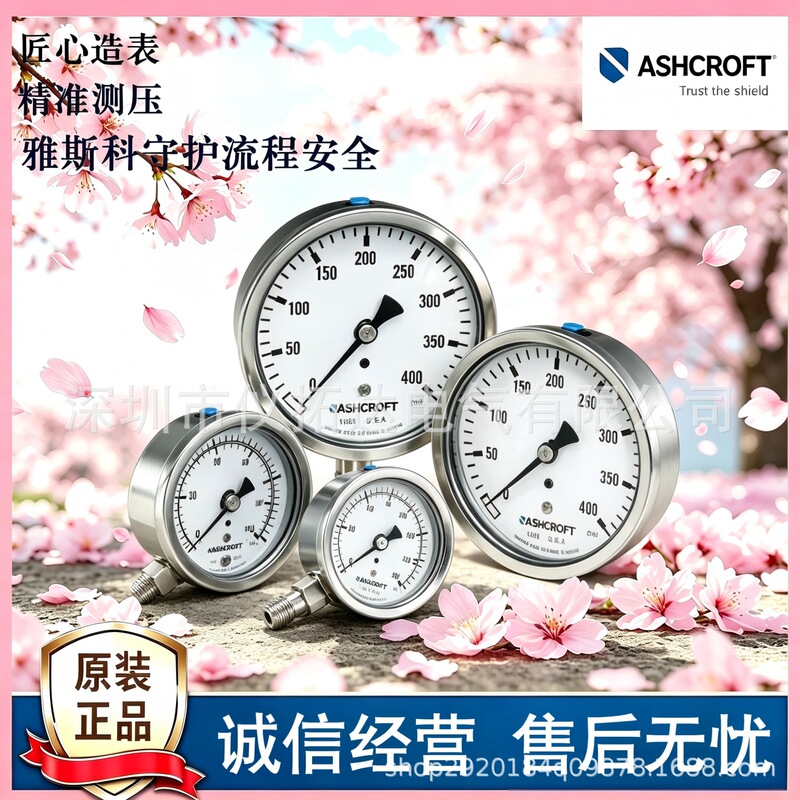 Ashcroft Ld34 Differential Pressure Gauge with Magnetic Coupling Patented Technology for Process Industrial Differential Pressure Measurement