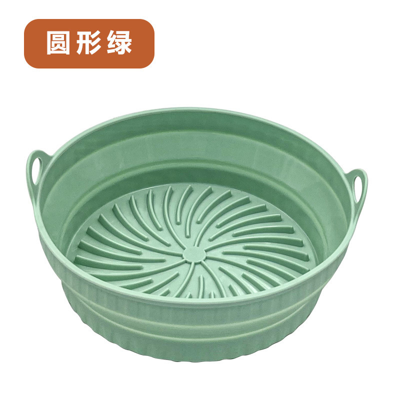 Nueva freidora de aire plegable de silicona para hornear pan integrado forro de silicona resistente a altas temperaturas freidora de aire de silicona mat