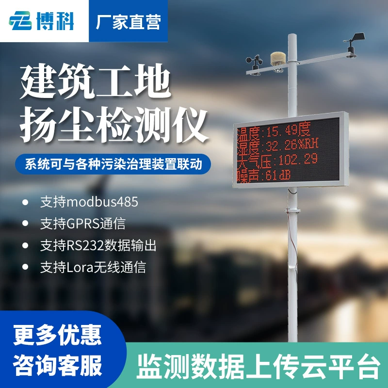 Система мониторинга пыли на стройплощадке, оборудование для мониторинга пыли и шума на стройплощадке, детектор пыли, интеллектуальное устройство