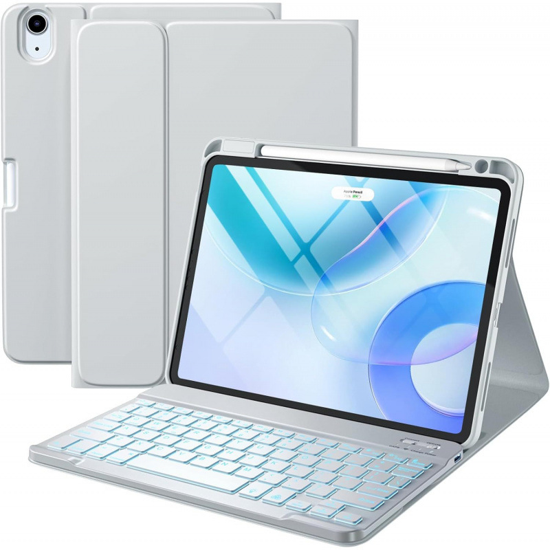 ipad10世代キーボードレザーケースipad9air611タブレット保護ケースair456右ペンスロットケースに適しています|undefined