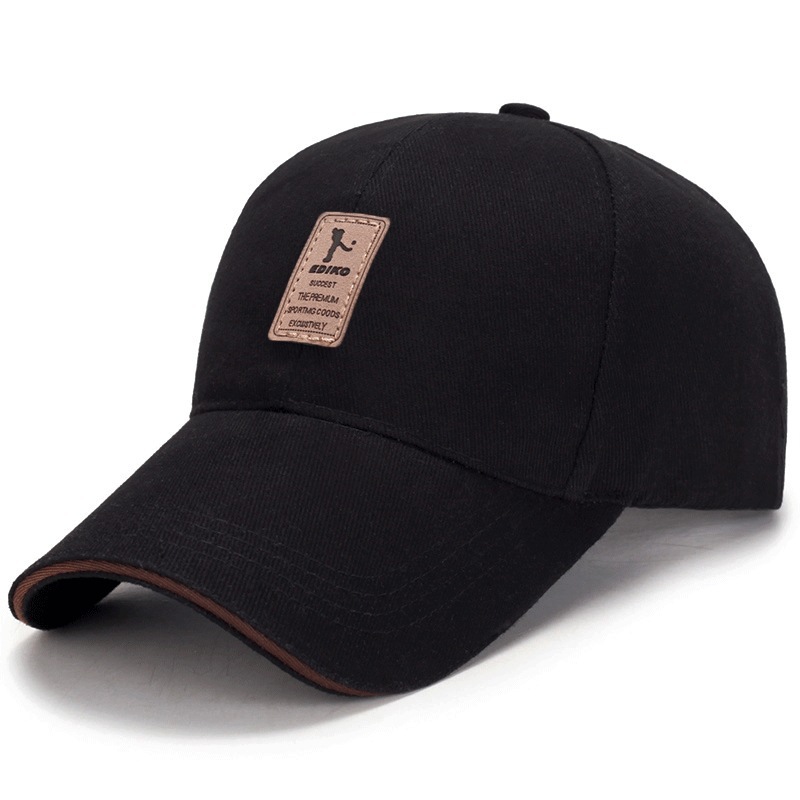 Black hat body brown edge