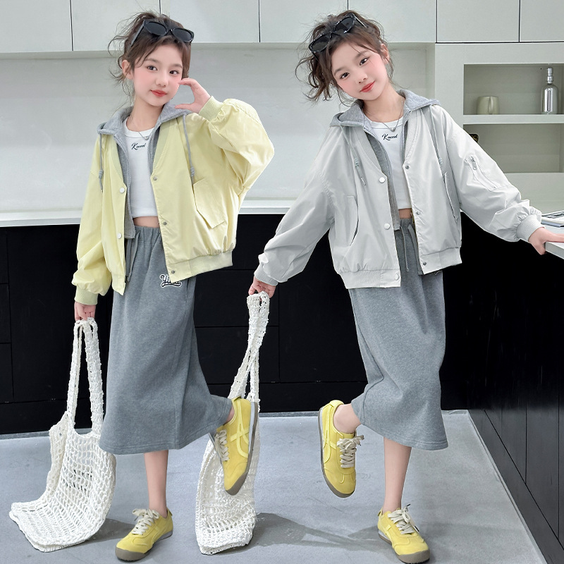 【秋季新品】女童外套春秋款2025新款儿童秋装洋气大童女孩秋季假