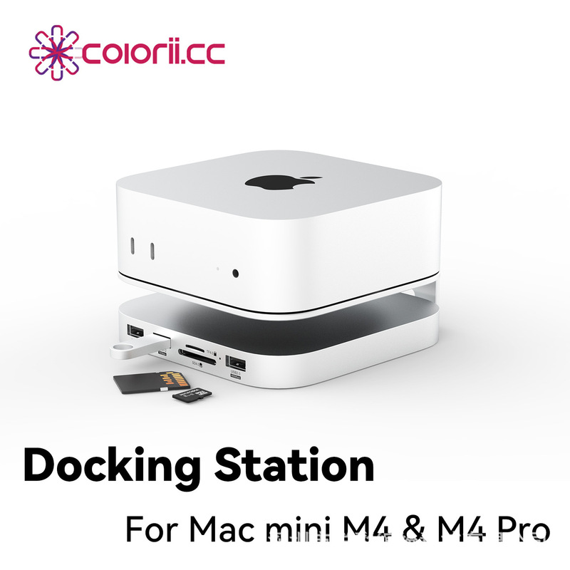 Suitable for Macmini M4 Docking Station Hard Drive Enclosure Expansion Dock External Hard Drive Expansion Thunderbolt 4/5 Interface