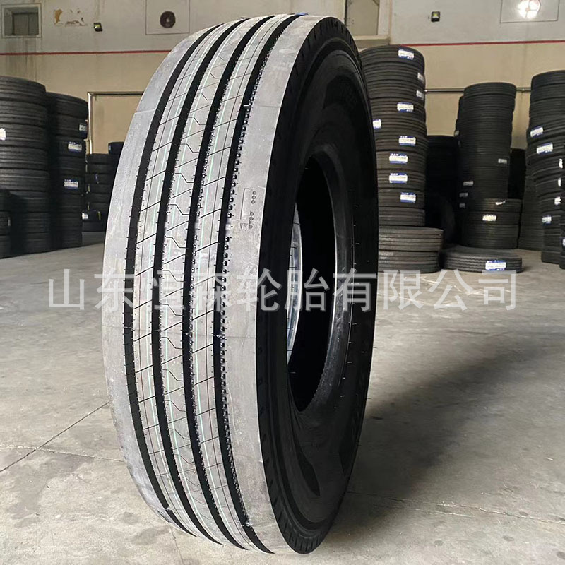 Neumático triangular de acero para camión 12R22.5, patrón TRS22, neumático de vacío para remolque 11R22.5