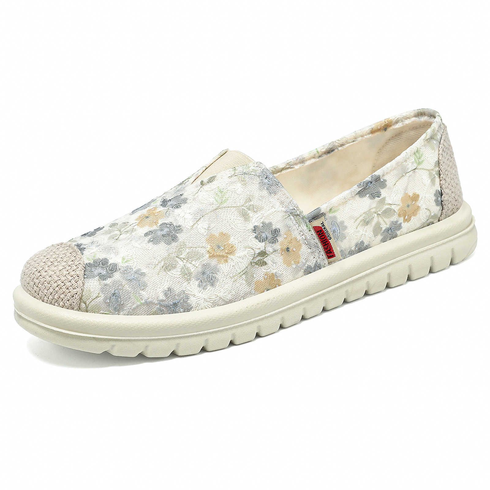 Zapatos de mujer zapatos transfronterizos de verano zapatos planos transpirables de poliuretano zapatos casuales suaves zapatos de lona de moda coreana image 6