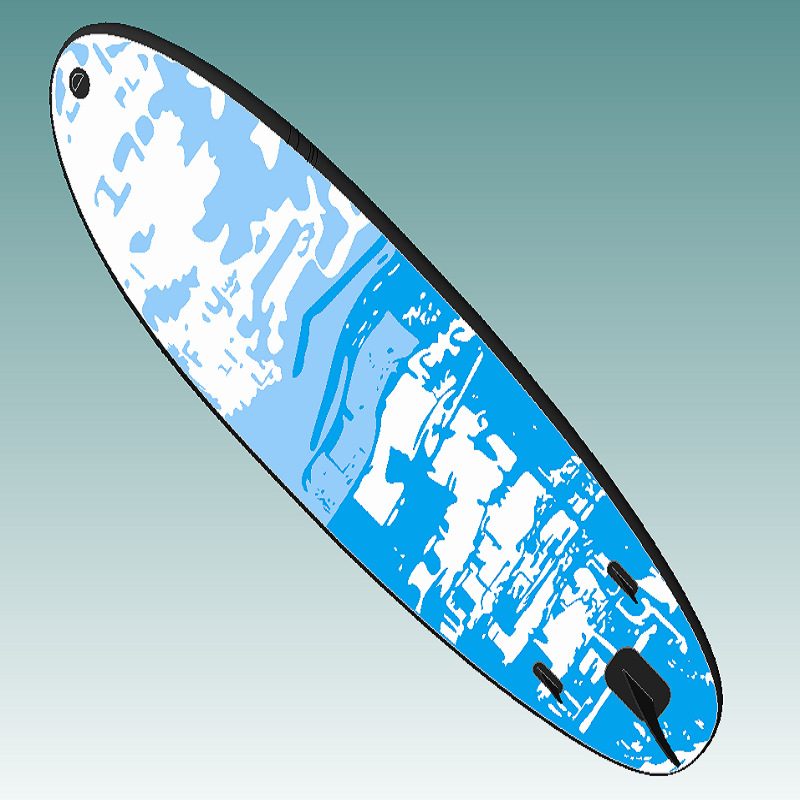 esqueleto azul profundo SUP tabla de remo inflable para adultos de pie tabla de surf plegable tabla de esquí acuático conveniente