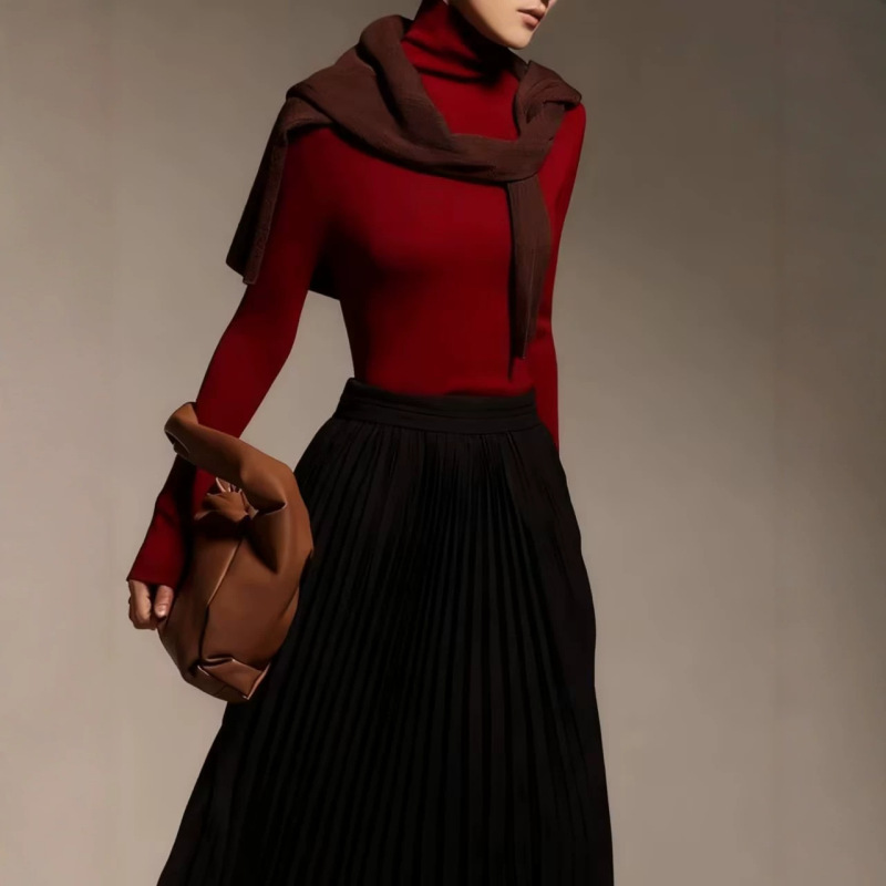 【Distribution】Women's Clothing Factory Direct, Seamless Thickened Machine-Washable Wool Sweater for Layering, Knitwear 【Distribution】Women's Clothing Factory Direct, Seamless Thickened Machine-Washable Wool Sweater for Layering, Knitwear