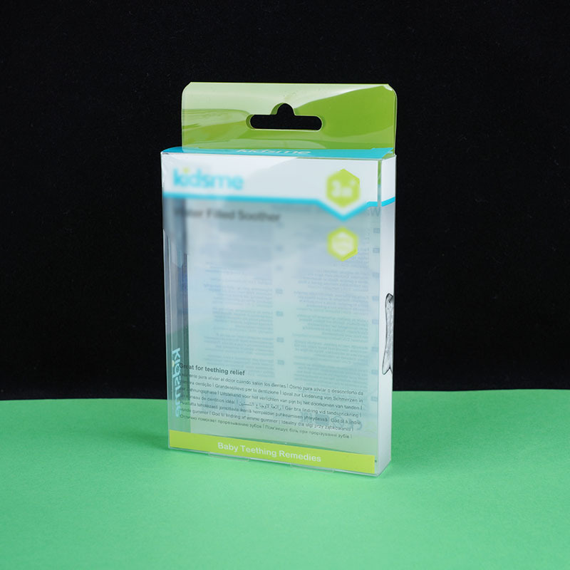 Caja de embalaje transparente de PVC personalizada Caja de embalaje de cubierta de cielo Caja de embalaje de plástico Caja de plástico plegable de pet Logo impreso en color