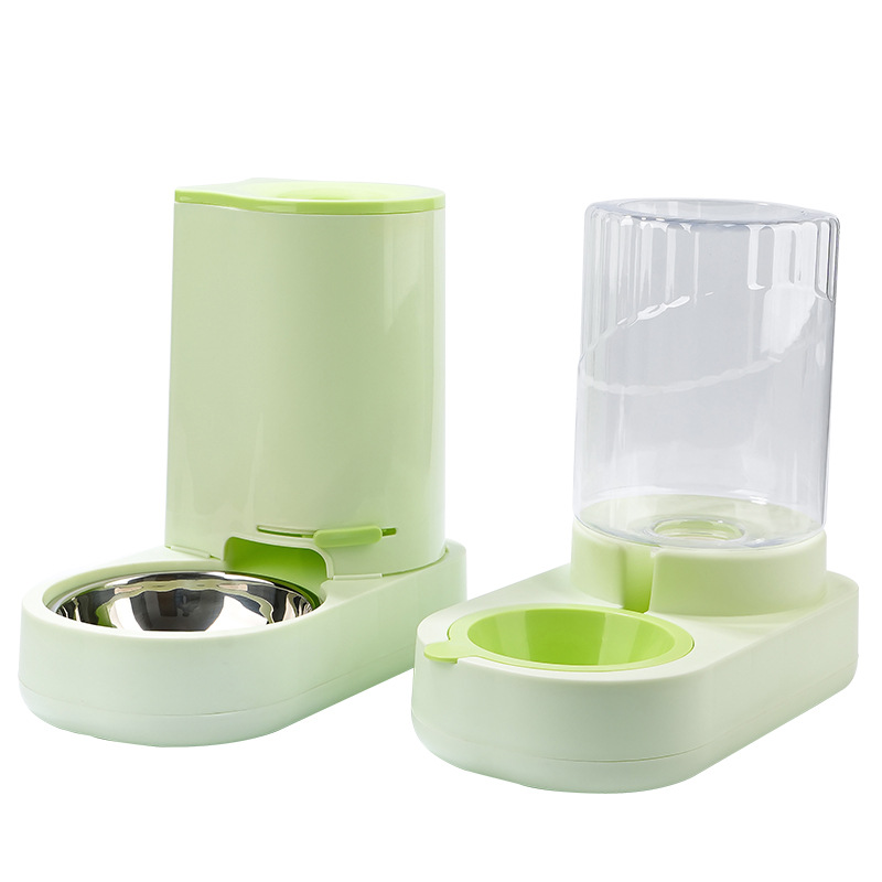 Fuente de agua para gatos, alimentador automático para perros, cuenco antideslizante y antigolpes para gatos, cuenco de comida para gatos de gran capacidad, alimentador de agua para perros