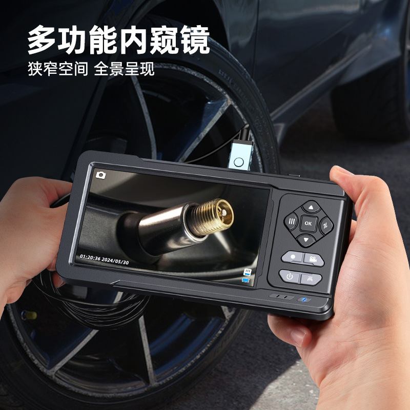 Endoscope High Definition Camera Waterproof Oil-Resistant Automotive Repair Engine Carbon Deposit Pipe Inspection Visual Endoscope