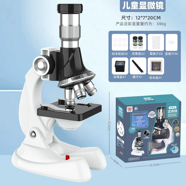 Microscope, pack, 1200 times increase