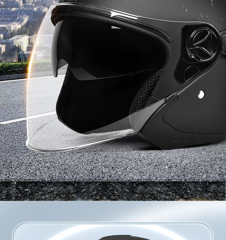 2025 New Electric Motorcycle Helmet 3C Certified