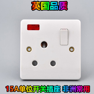 ������ ��λ 15A���� ���� 1 GANG 15A SWITCHED SOCKET + NEON